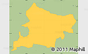 Savanna Style Simple Map of Ryslinge