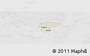 Shaded Relief Panoramic Map of Svendborg, lighten, desaturated