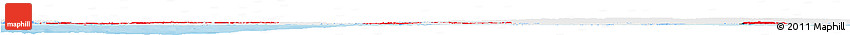 Flag Horizon Map of Denmark, single color outside, shaded relief sea