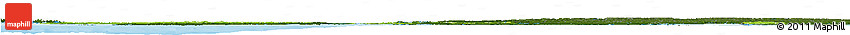 Physical Horizon Map of Denmark, darken, land only