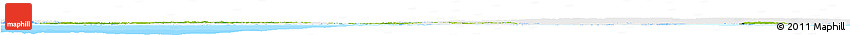 Physical Horizon Map of Denmark, single color outside, bathymetry sea