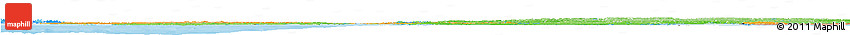 Political Shades Horizon Map of Denmark