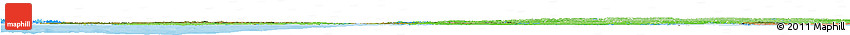 Satellite Horizon Map of Denmark, political shades outside