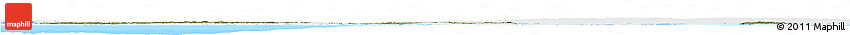 Satellite Horizon Map of Denmark, single color outside, bathymetry sea