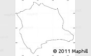 Blank Simple Map of Albertslund, cropped outside
