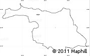 Blank Simple Map of Ballerup, cropped outside
