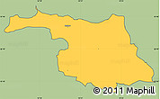 Savanna Style Simple Map of Ballerup, cropped outside