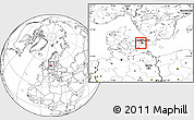 Blank Location Map of Brondby