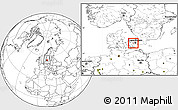Blank Location Map of Greve, within the entire country