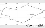 Blank Simple Map of Greve, cropped outside