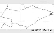 Blank Simple Map of Greve, no labels