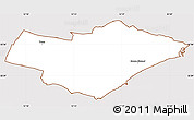 Classic Style Simple Map of Greve, cropped outside