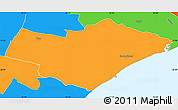 Political Simple Map of Greve