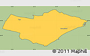 Savanna Style Simple Map of Greve, cropped outside