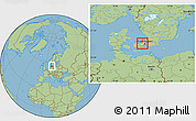 Savanna Style Location Map of Ledoje-Smorum, highlighted parent region