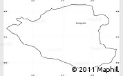 Blank Simple Map of Ledoje-Smorum, cropped outside