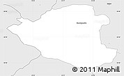 Silver Style Simple Map of Ledoje-Smorum
