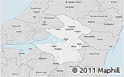 Silver Style 3D Map of Aalborg