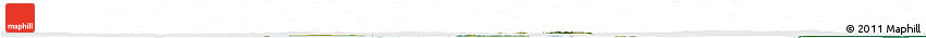 Satellite Horizon Map of Aalborg, single color outside