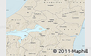 Shaded Relief Map of Aalborg