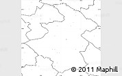 Blank Simple Map of Aalborg, no labels