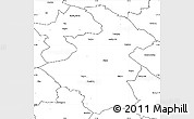 Blank Simple Map of Aalborg