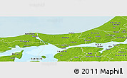 Physical Panoramic Map of Fjerritslev