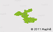 Physical 3D Map of Hjorring, cropped outside