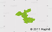 Physical Map of Hjorring, cropped outside
