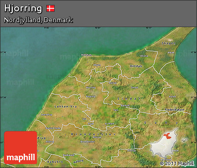 Satellite Map of Hjorring