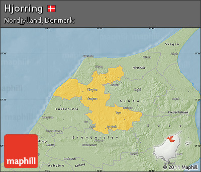Savanna Style Map of Hjorring