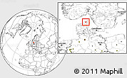 Blank Location Map of Sindal, within the entire country