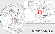 Blank Location Map of Sindal
