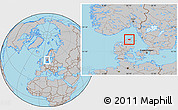 Gray Location Map of Sindal