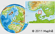 Physical Location Map of Sindal, highlighted parent region
