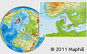 Physical Location Map of Sindal