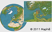Satellite Location Map of Sindal