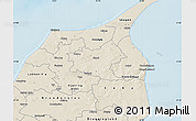 Shaded Relief Map of Sindal