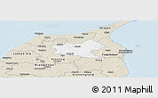 Classic Style Panoramic Map of Sindal