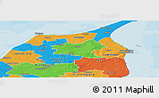 Political Panoramic Map of Sindal