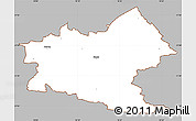 Gray Simple Map of Sindal, cropped outside