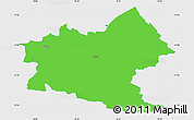 Political Simple Map of Sindal, single color outside