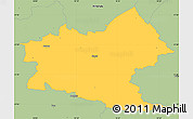 Savanna Style Simple Map of Sindal