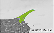 Physical 3D Map of Skagen, desaturated
