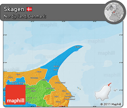 Political Map of Skagen