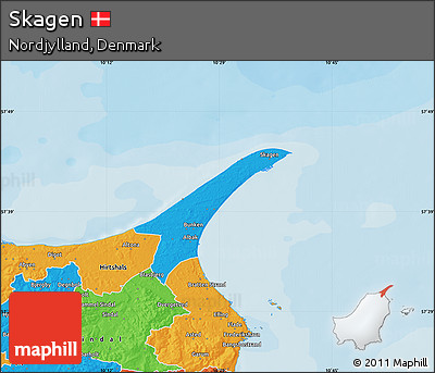 Political Map of Skagen