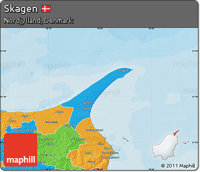 Political Map of Skagen