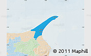 Political Map of Skagen, lighten