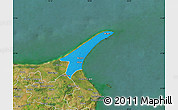 Political Map of Skagen, satellite outside