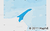 Political Map of Skagen, single color outside